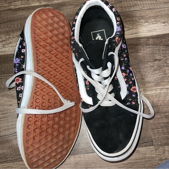 Floral lace up Vans - Picture 2 of 3
